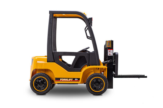 12V Forklift Electric Ride On Car - Yellow