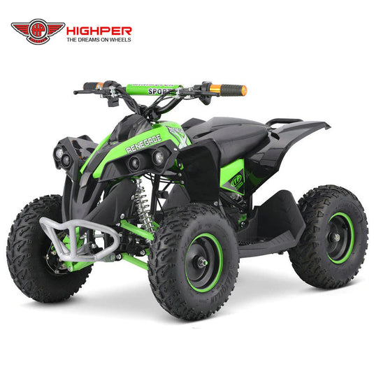 “Renegade” Brushless Shaft Driven 1060W 48V Electric Ride-On ATV -Quad Bike -3EB- Green