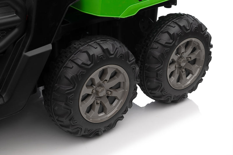 Load image into Gallery viewer, 24v Construction Truck 4x4 with Electric Tipping Bed - Green ETA 25th April 2026