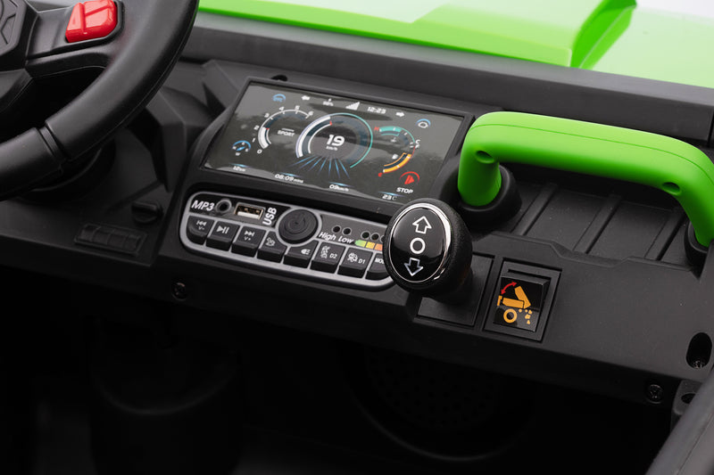 Load image into Gallery viewer, 24v Construction Truck 4x4 with Electric Tipping Bed - Green ETA 25th April 2026