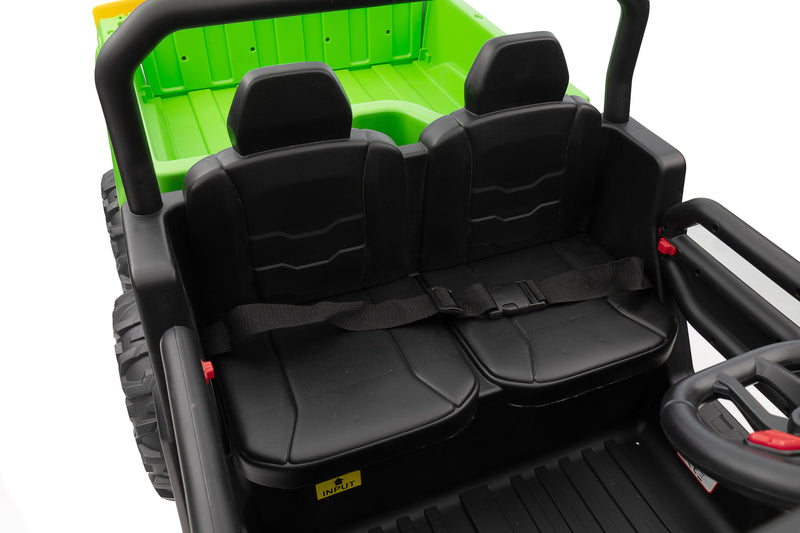 Load image into Gallery viewer, 24v Construction Truck 4x4 with Electric Tipping Bed - Green ETA 25th April 2026