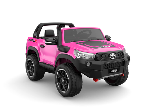 24v x 14 Ah licensed 800 w 4x4 Toyota Hilux Kids Ride on Car Barbie Pink