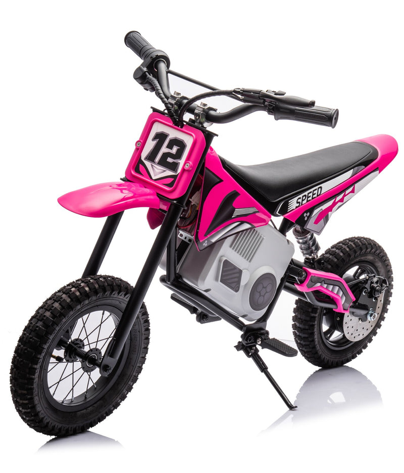 Load image into Gallery viewer, 24V Dirt Bike - Single Rider Electric Motorcycle for Kids - Pink
