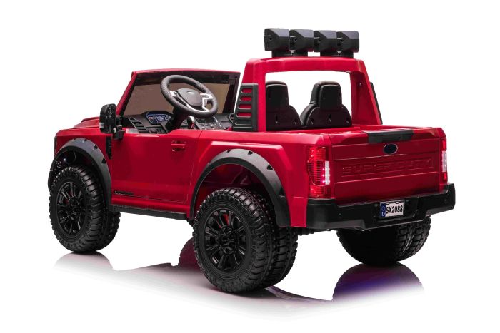 Load image into Gallery viewer, 24v licensed Ford Super Duty 4x4 Ride On Car Red
