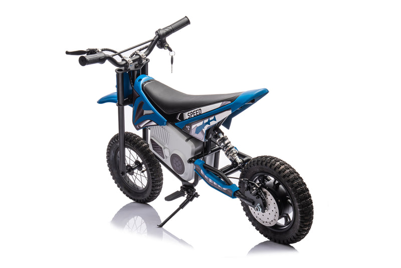 Load image into Gallery viewer, 24V Dirt Bike - Single Rider Electric Motorcycle for Kids - Blue
