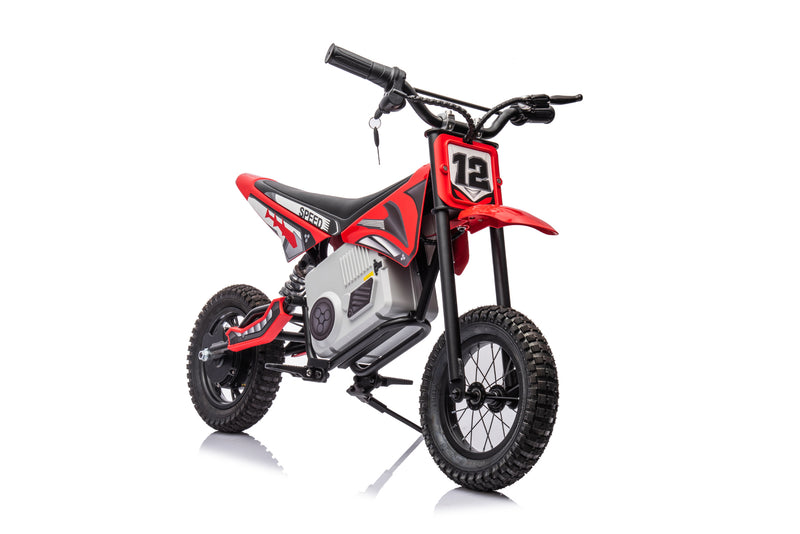 Load image into Gallery viewer, 24V Dirt Bike - Single Rider Electric Motorcycle for Kids - Red

