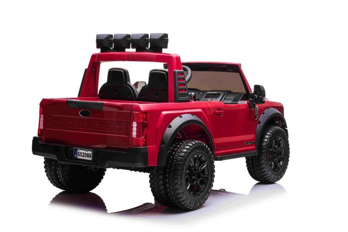 Load image into Gallery viewer, 24v licensed Ford Super Duty 4x4 Ride On Car Red
