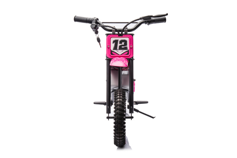 Load image into Gallery viewer, 24V Dirt Bike - Single Rider Electric Motorcycle for Kids - Pink
