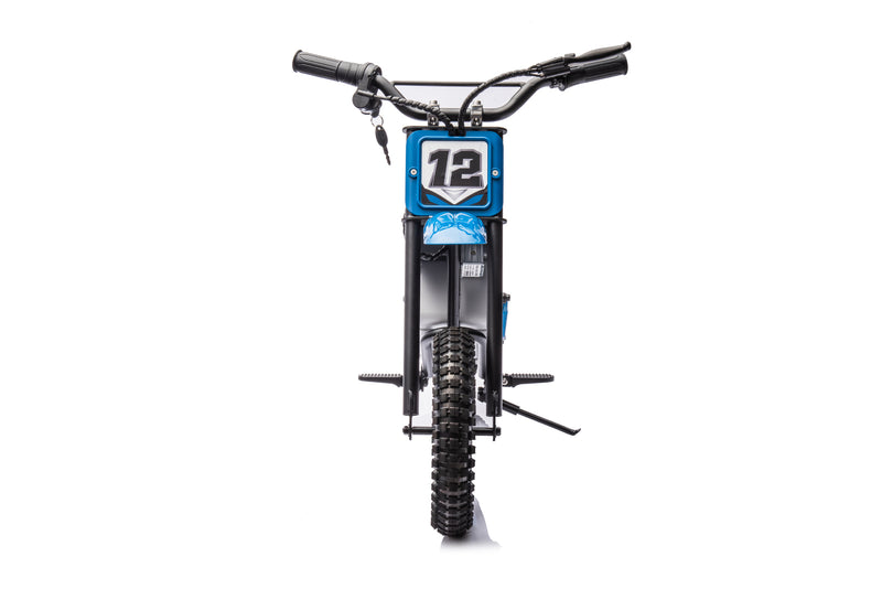 Load image into Gallery viewer, 24V Dirt Bike - Single Rider Electric Motorcycle for Kids - Blue
