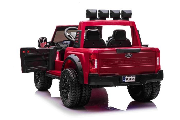 Load image into Gallery viewer, 24v licensed Ford Super Duty 4x4 Ride On Car Red
