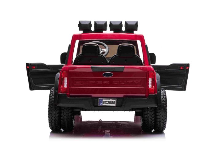 Load image into Gallery viewer, 24v licensed Ford Super Duty 4x4 Ride On Car Red

