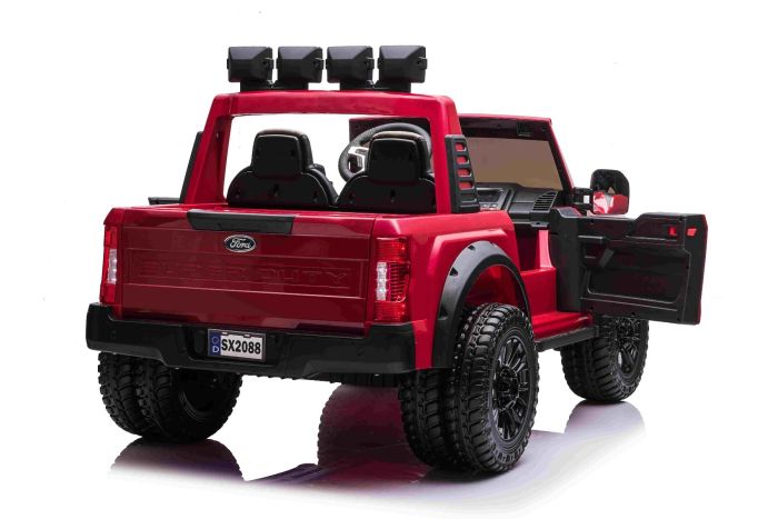 Load image into Gallery viewer, 24v licensed Ford Super Duty 4x4 Ride On Car Red
