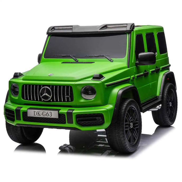 24v x 14 Ah Licensed 4x4 Mercedes-AMG G63 With Remote Contorl-800w 4WD Kids Ride-On Car -Green