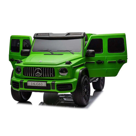 24v x 14 Ah Licensed 4x4 Mercedes-AMG G63 With Remote Contorl-800w 4WD Kids Ride-On Car -Green